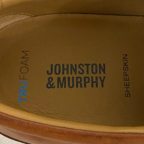Johnston & Murphy Banks Lace to Toe Leather Sneakers Men’s Size 9.5M Brown - Picture 9 of 9